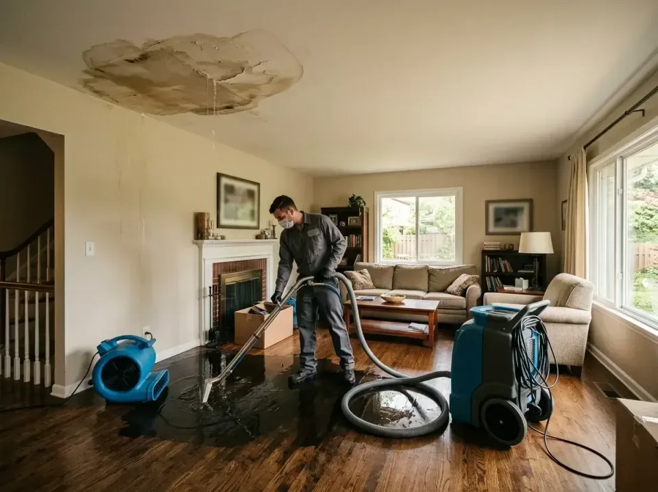 attic-pipe-burst-ceiling-drip-008 — frequently asked questions, Water Damage Restoration & Carpet Care in Athens, AL